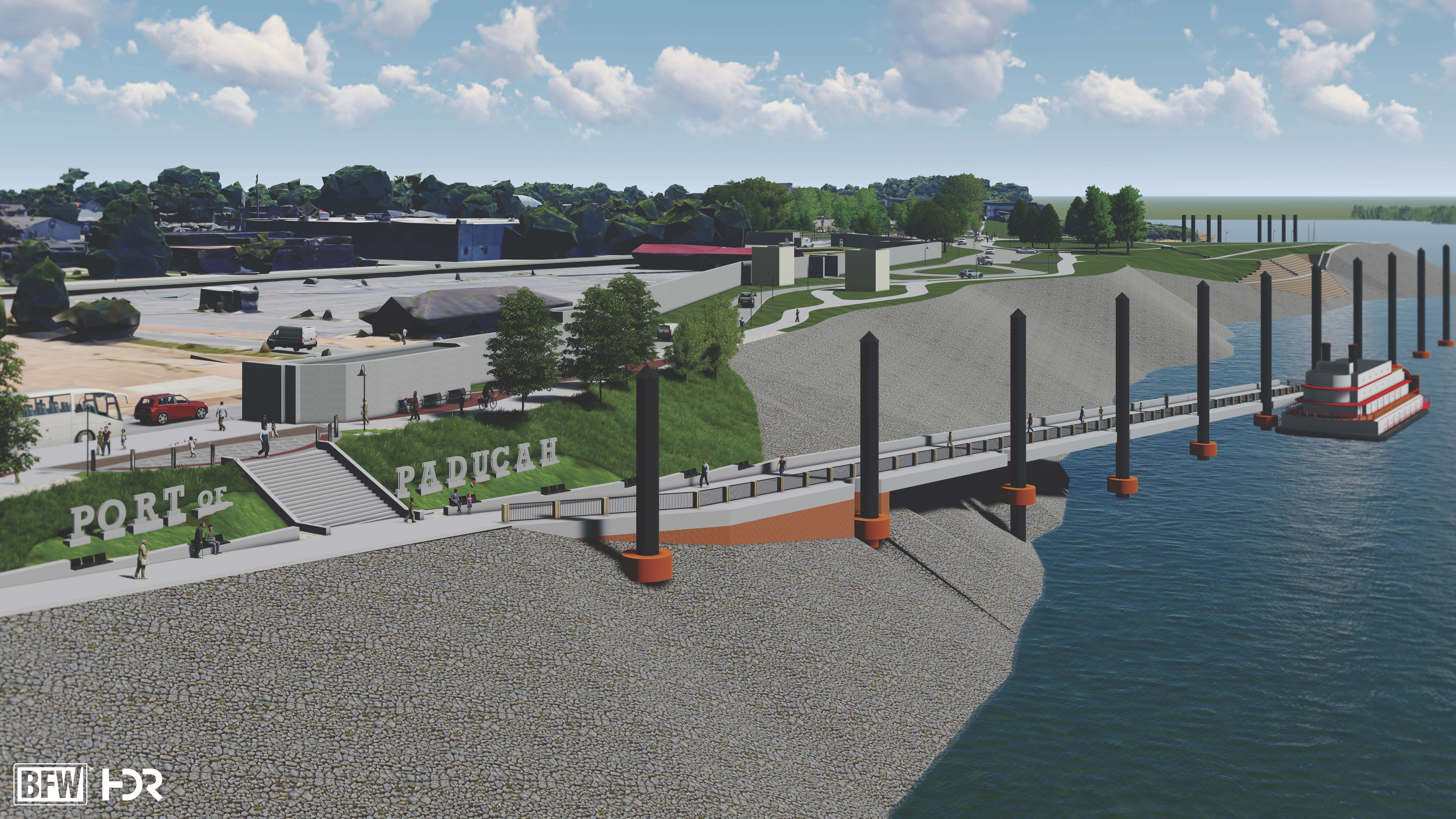 Pier rendering